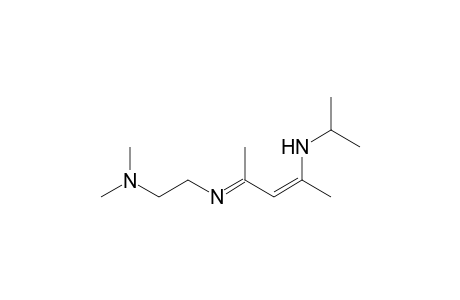 (2Z,4E)-4-{[2-(dimethylamino)ethyl]imino}-N-(propan-2-yl)pent-2-en-2-amine