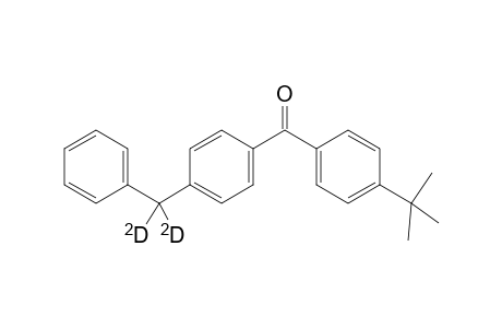 [a,a-dideutero]-4-benzyl-4'-tert-butylbenzophenone