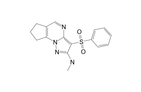 N-METHYL-3-(PHENYLSULFONYL)-7,8-DIHYDRO-6-H-CYCLOPENTA-[E]-PYRAZOLO-[1.5-A]-PYRIMIDIN-2-AMINE
