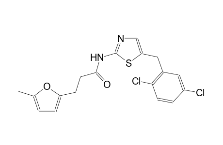 2-furanpropanamide, N-[5-[(2,5-dichlorophenyl)methyl]-2-thiazolyl]-5-methyl-