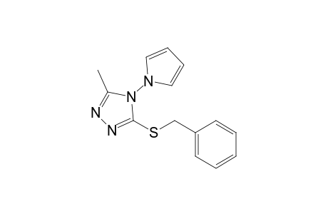 3-(benzylthio)-5-methyl-4-pyrrol-1-yl-1,2,4-triazole