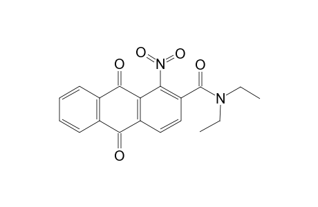 N,N-Diethyl-1-nitro-9,10-dioxo-9,10-dihydro-2-anthracenecarboxamide