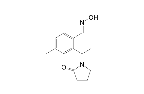 (E)-O-1-(2-Oxopyrrolidin-1-yl)-ethyl-4-methylbenzaldehyde oxime