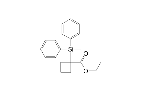 ethyl 1-(methyldiphenylsilyl)cyclobutanecarboxylate
