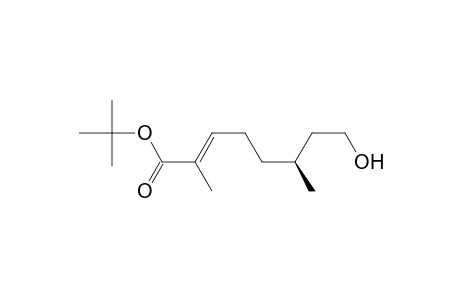 (E,6S)-8-hydroxy-2,6-dimethyl-2-octenoic acid tert-butyl ester