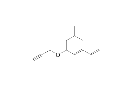 1-Ethenyl-5-methyl-3-(prop-2-ynyloxy)-cyclohexene