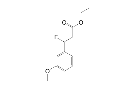 ETHYL-3-FLUORO-3-(3-METHOXYPHENYL)-PROPANOATE