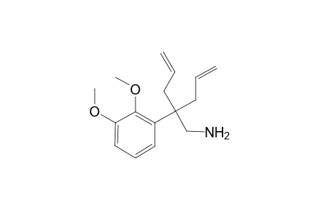 2-Allyl-2-(2,3-dimethoxyphenyl)-4-penten-1-amine