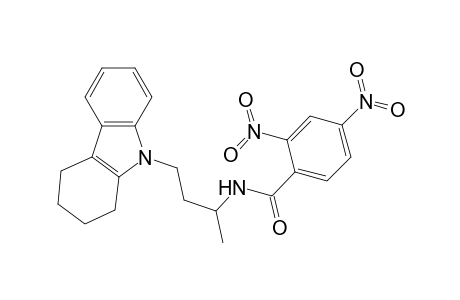 Benzamide, N-[1-methyl-3-(1,2,3,4-tetrahydro-9H-carbazol-9-yl)propyl]-3,5-dinitr o-