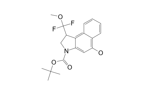 3-TERT.-BUTYLOXYCARBONYL-1-(1,1-DIFLUORO-1-METHOXYMETHYL)-5-HYDROXY-1,2-DIHYDRO-3H-BENZO-[E]-INDOLE