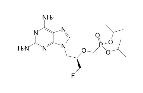(R)-2,6-Diamino-9-[3'-fluoropropyl-2'-(diisopropylphosphonomethoxy)]purine
