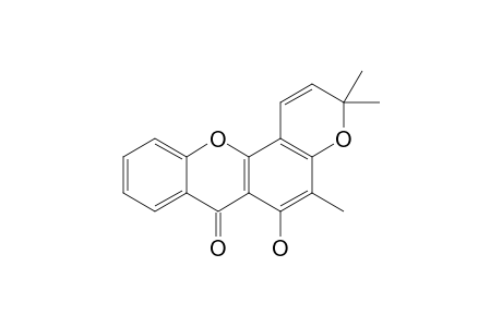 6-HYDROXY-3,3,5-TRIMETHYLPYRANO-[2,3-C]-XANTHEN-7(3H)-ONE