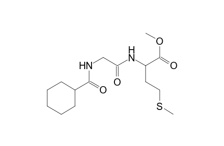 methyl 2-({[(cyclohexylcarbonyl)amino]acetyl}amino)-4-(methylsulfanyl)butanoate