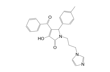 4-benzoyl-3-hydroxy-1-[3-(1H-imidazol-1-yl)propyl]-5-(4-methylphenyl)-1,5-dihydro-2H-pyrrol-2-one