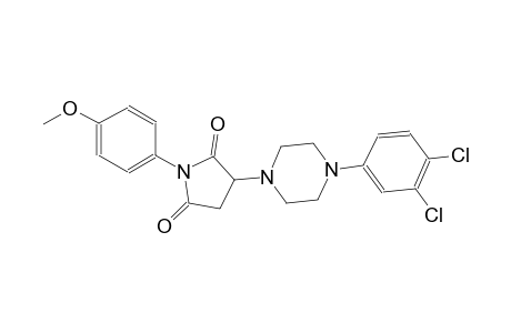 2,5-pyrrolidinedione, 3-[4-(3,4-dichlorophenyl)-1-piperazinyl]-1-(4-methoxyphenyl)-