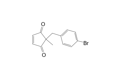 2-(4-Bromobenzyl)-2-methylcyclopent-4-ene-1,3-dione