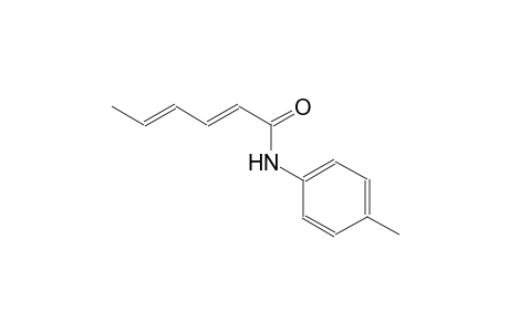 (2E,4E)-N-(4-methylphenyl)hexa-2,4-dienamide