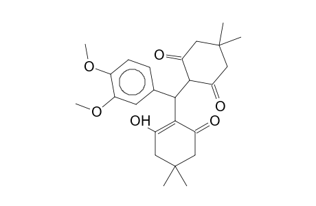 2-[a-(2-hydroxy-4,4-dimethyl-5-oxo-1-cyclohexen-1-yl)veratryl]-5,5-