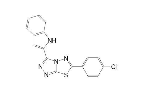 1H-indole, 2-[6-(4-chlorophenyl)[1,2,4]triazolo[3,4-b][1,3,4]thiadiazol-3-yl]-