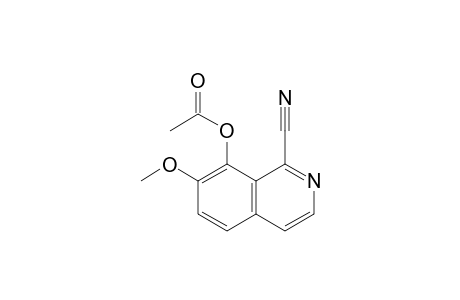 8-Acetyloxy-1-cyano-7-methoxyisoquinoline