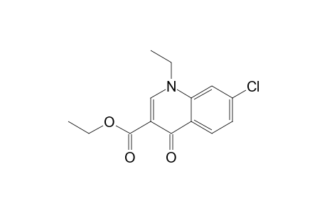 7-CHLORO-1,4-DIHYDRO-1-ETHYL-4-OXOQUINOLINE-3-CARBOXYLIC-ACID-ETHYLESTER