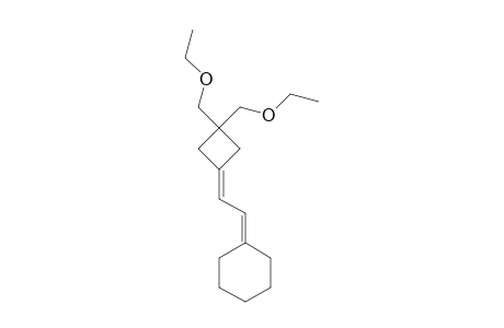 {2-[3,3-Bis(ethoxymethyl)cyclobutylidene]ethylidene}cyclohexane