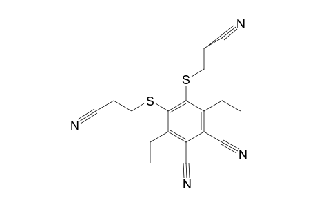 4,5-BIS-(2-CYANOETHYLTHIO)-3,6-DIETHYLPHTHALONITRILE