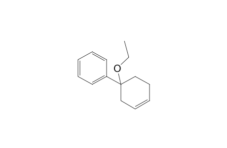 Ethyl 1-phenylcyclohex-3-en-1-yl ether
