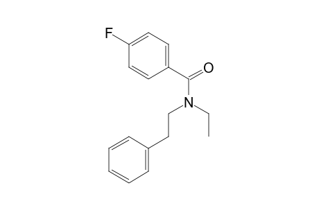 Benzamide, 4-fluoro-N-(2-phenylethyl)-N-ethyl-