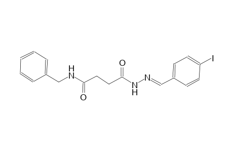 butanoic acid, 4-oxo-4-[(phenylmethyl)amino]-, 2-[(E)-(4-iodophenyl)methylidene]hydrazide