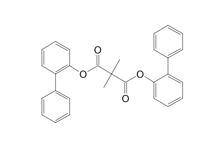 Dimethylmalonic acid, bis(2-biphenyl) ester