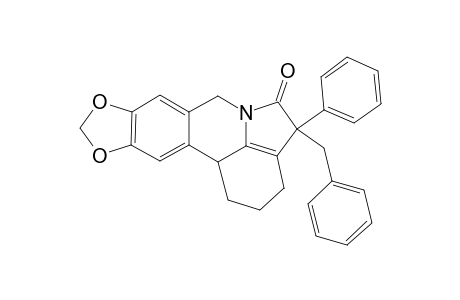 4-BENZYL-9,10-METHYLENEDIOXO-4-PHENYL-1,2,3,4,7,11B-HEXAHYDROPYRROLO-(3,2,1-DE)-PHENANTHRIDIN-5-ONE