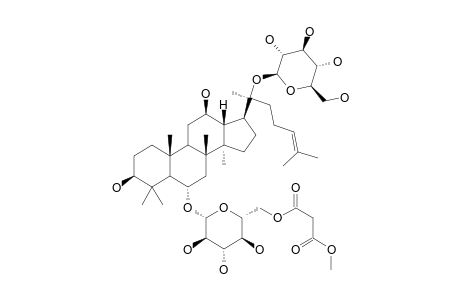 6'-O-(METHOXYCARBONYL)-ACETYL_GINSENOSIDE_RG1