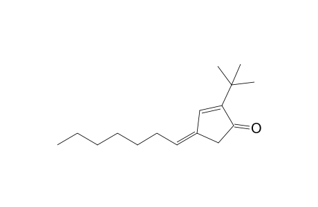 Z-2-t-Butyl-4-heptylidenecyclopent-2-en-one