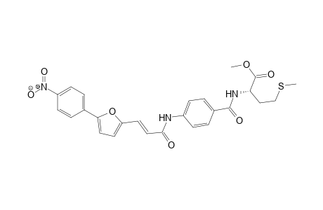N-[4-[3-[5-(4-Nitrophenyl)-2-furyl]acryloylamino]benzoyl]methionine methyl ester