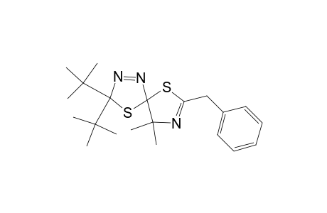 2,2-Di(t-Butyl)-9,9-dimethyl-7-benzyl-1,6-dithia-3,4,8-triazaspiro[4.4]nona-3,7-diene