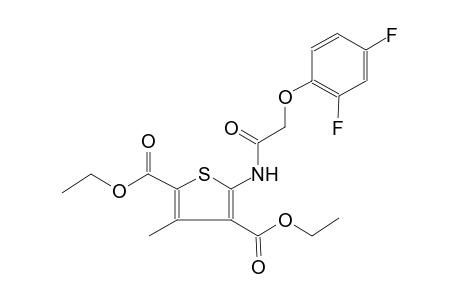 2,4-thiophenedicarboxylic acid, 5-[[(2,4-difluorophenoxy)acetyl]amino]-3-methyl-, diethyl ester