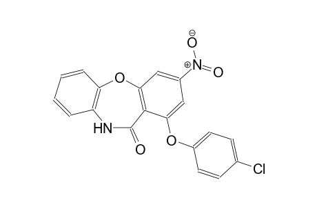 dibenzo[b,f][1,4]oxazepin-11(10H)-one, 1-(4-chlorophenoxy)-3-nitro-