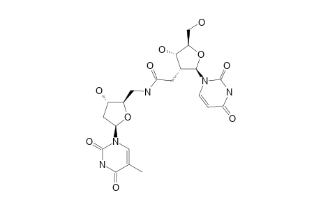 2'-DEOXY-2'-ALPHA-C-[N-(5'-DEOXY-THYMIDIN-5'-YL)-CARBAMOYLMETHYL]-URIDINE