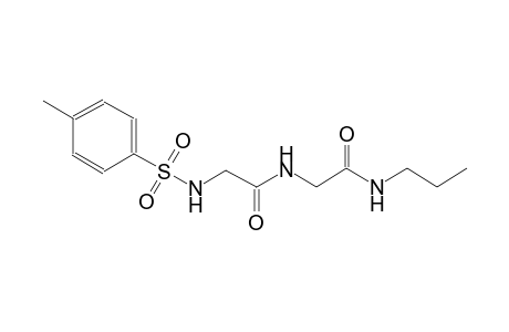 2-{[(4-methylphenyl)sulfonyl]amino}-N-[2-oxo-2-(propylamino)ethyl]acetamide