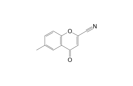 4-keto-6-methyl-chromene-2-carbonitrile