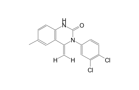 3-(3,4-dichlorophenyl)-6-methyl-4-methylene-3,4-dihydro-2(1H)-quinazolinone