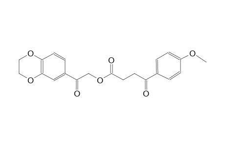 2-(2,3-dihydro-1,4-benzodioxin-6-yl)-2-oxoethyl 4-(4-methoxyphenyl)-4-oxobutanoate