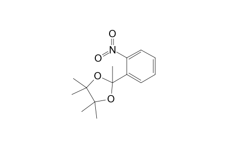 2,4,4,5,5-Pentamethyl-2-(2-nitrophenyl)-1,3-dioxolane