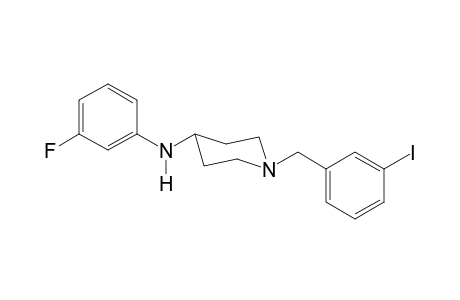 N-(3-Fluorophenyl)-1-(3-iodobenzyl)piperidin-4-amine