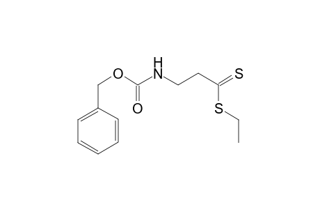 Ethyl 3-[(benzyloxycarbonyl)amino]propane-1-(dithio)-oate