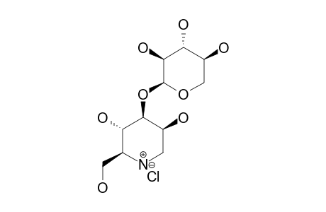 1,5-DIDEOXY-1,5-IMINO-3-O-(ALPHA-D-XYLOPYRANOSYL)-D-MANNITOL-HYDROCHLORIDE