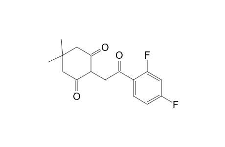 2-[2-(2,4-Difluorophenyl)-2-oxoethyl]-5,5-dimethylcyclohexane-1,3-dione