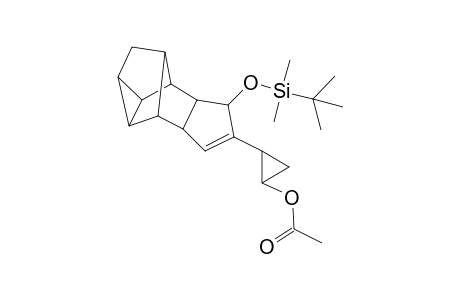 exo-11-[(E)-2'-Acetoxycyclopropyl]-12-syn-(tert-butyldimethylsiloxy)pentacyclo[7.3.0.0(2,7).0(3,5).0(4,8)]dodec-10-ene
