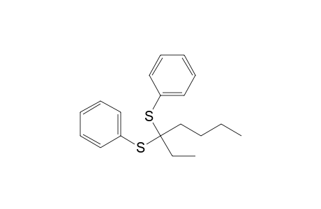 Benzene, 1,1'-[(1-ethylpentylidene)bis(thio)]bis-